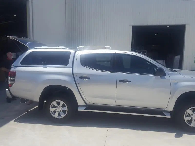 Alpha GSX Canopy - Lift Up Windows with Remote Locking to suit Mitsubishi Triton 15-23(Dual Cab)