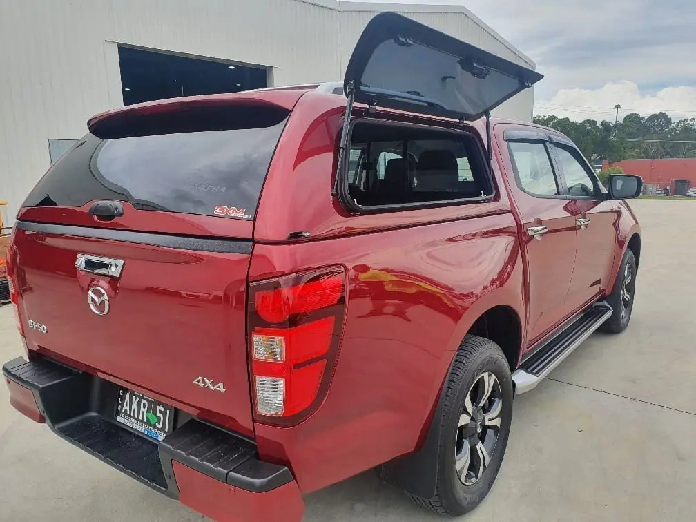 Alpha GSX Canopy -lift Up Windows with Remote Locking to suit Mazda BT50 21+(Dual Cab)
