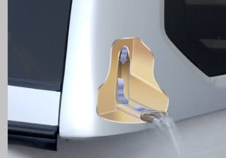 Alpha GSX Canopy - Lift Up Windows with Remote Locking to suit LDV T60+ Short Tub