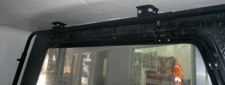 INTERNAL ROOF RACK BARS WITH 1500MM EXTERNAL ROOF RACKS - FITS MOST CANOPIES