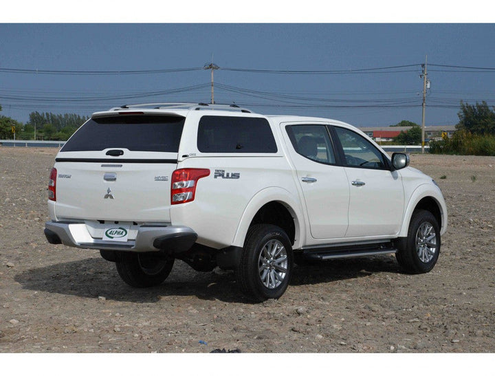 Alpha GSX Canopy - Lift Up Windows with Remote Locking to suit Mitsubishi Triton 15-23(Dual Cab)