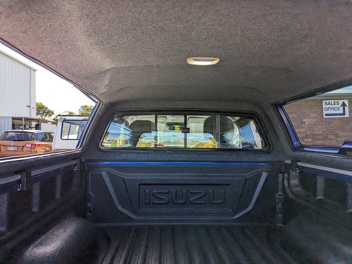 Alpha GSX Canopy - Lift Up Windows with Remote Locking to suit Isuzu D-Max 12-19 (Dual Cab)