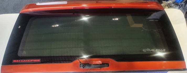 GSE / Premium Rear Door Frame inc glass - complete, colour coded
