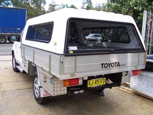 3XM Trayback Series canopy with Sliding Window to suit any Extra Cab tray