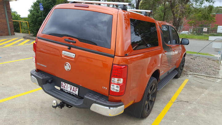 Alpha CMX Canopy with Solid Lift Up side doors to suit Holden Colorado 12-20(Dual Cab)