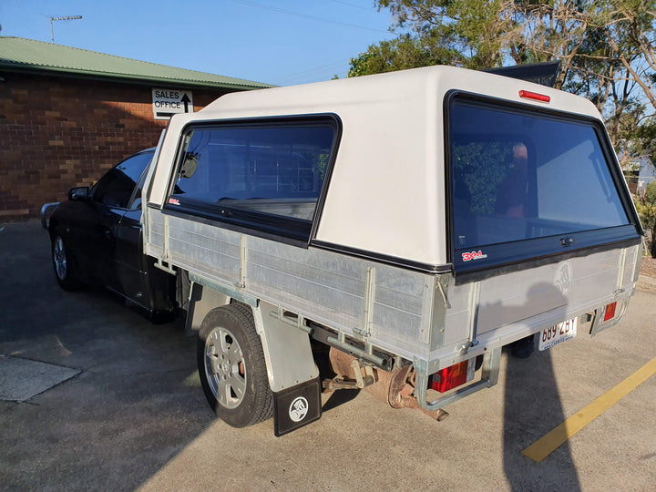 3XM Tradesman Series canopy with Tinted Glass Lift Up doors to suit any Single Cab tray
