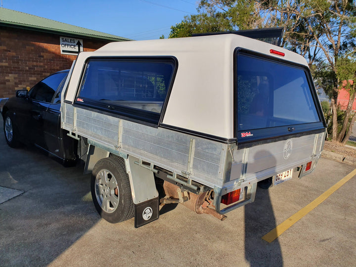 3XM Tradesman Series canopy with Tinted Glass Lift Up doors to suit any Single Cab tray