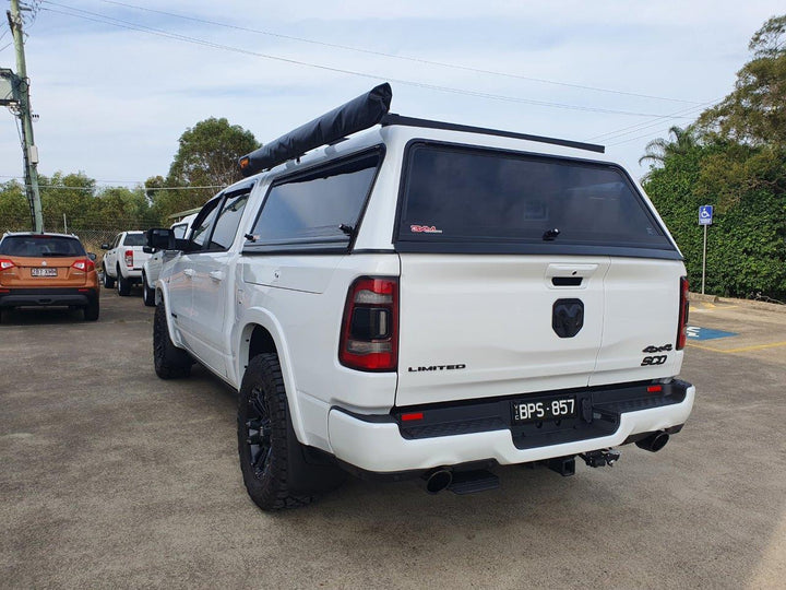 Crown Canopy with Lift Up Glass doors to suit Ram 1500 5'7" short tub with RAMBOXES