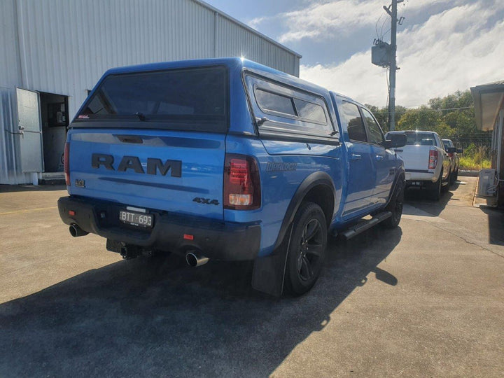 Crown Canopy with Lift Up Glass doors to suit Ram 1500 5'7" short tub with RAMBOXES