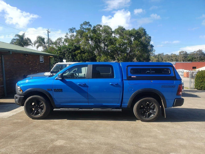 Crown Canopy with Lift Up Glass doors to suit Ram 1500 5'7" short tub with RAMBOXES