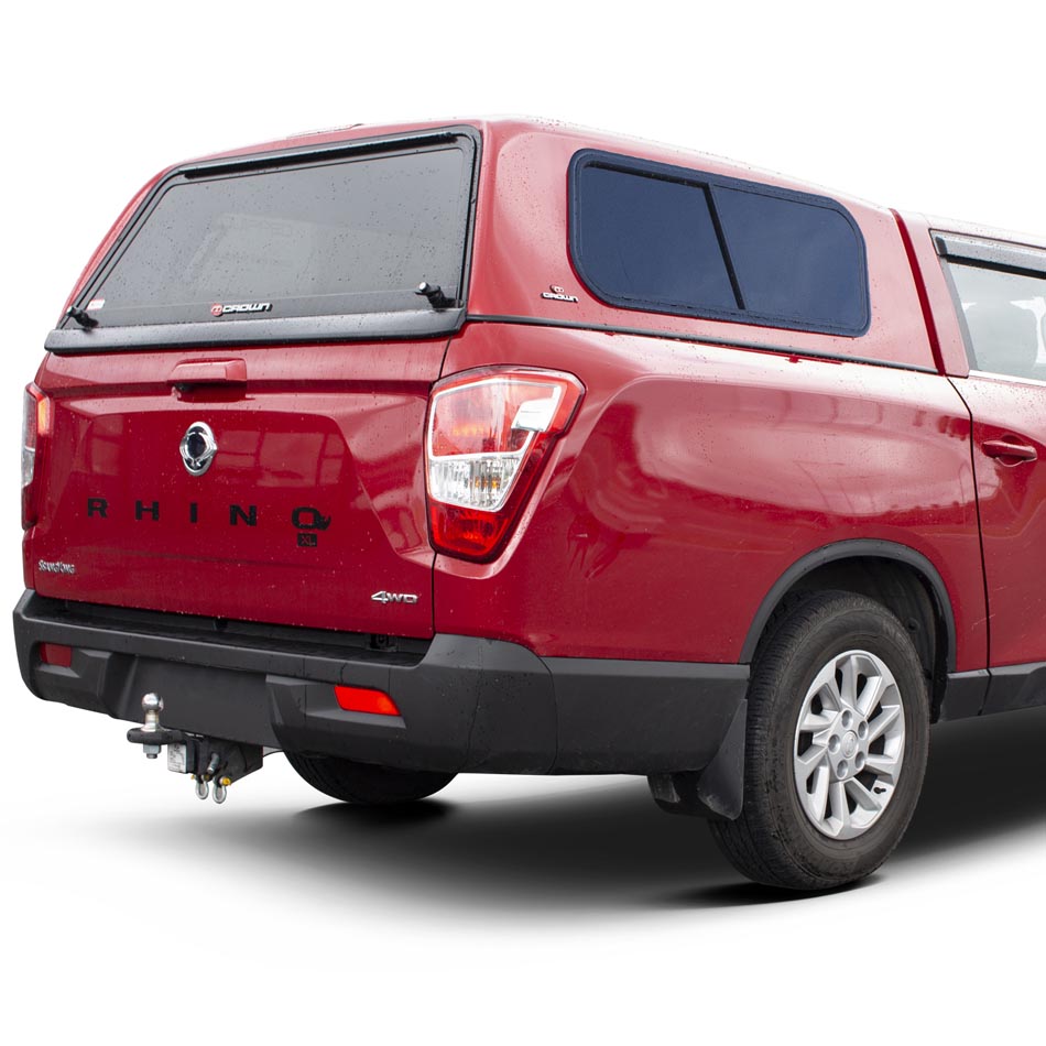 Crown Canopy with 1 x Lift Up and 1 x sliding Window to suit SsangYong Musso XLV Long Tub 18+ (Dual Cab)