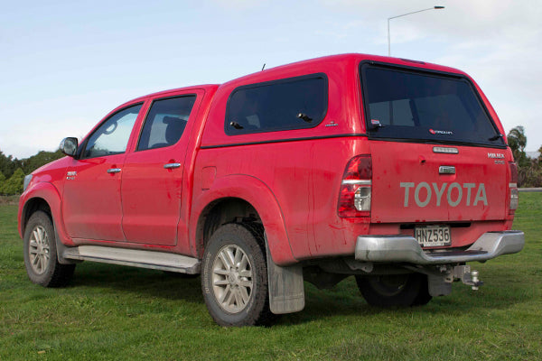 Crown Canopy with 1 x Lift Up and 1 x Sliding Window to suit Toyota Hilux SR5 05-15 (Dual Cab)