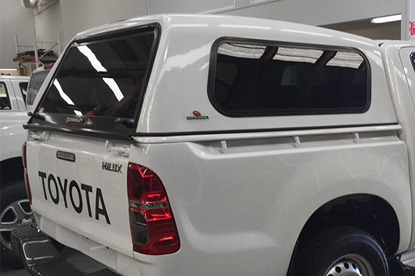 Crown Canopy with Lift Up Windows to suit Toyota Hilux SR 05-15 (Dual Cab)