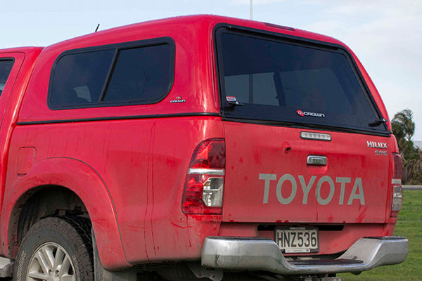 Crown Canopy with Lift Up Windows to suit Toyota Hilux SR5 05-15 (Dual Cab)