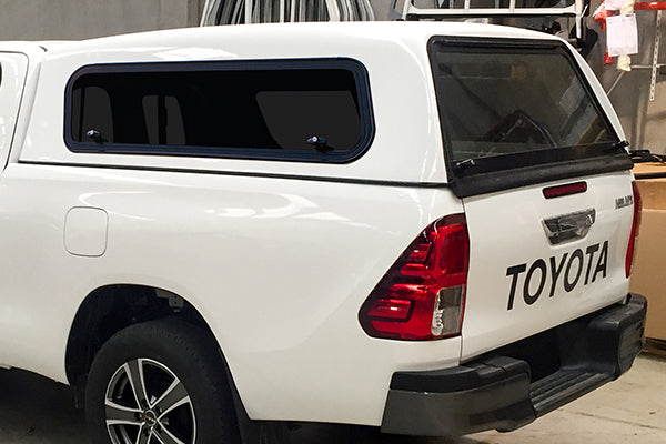 Crown Canopy with Lift Up Windows to suit Toyota Hilux SR 15+ (Extra Cab)