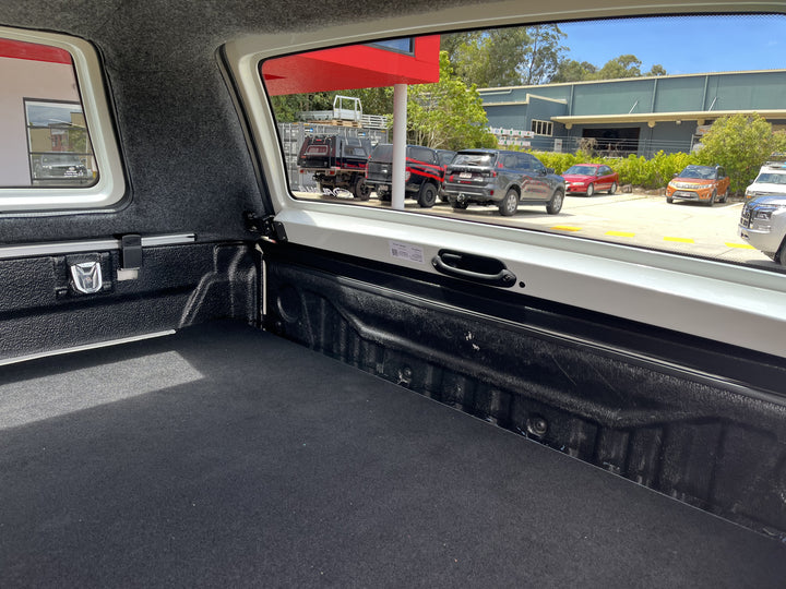 Alpha CMX with Solid Lift Up side doors to suit Ford Ranger 22+(Extra Cab)
