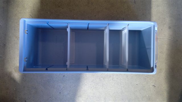 4 Tier Shelving Unit with Plastic Containers