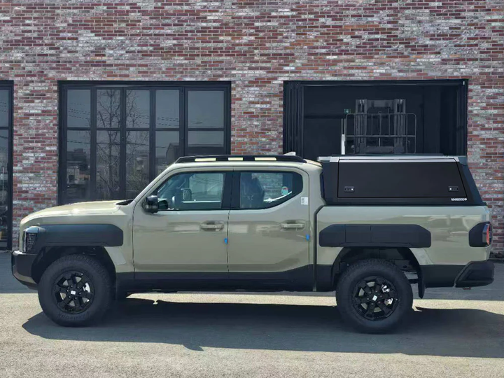 KIA TASMAN 2025+ BLACK TITAN HYBRID CANOPY – BUILT TO HANDLE WORK, WEEKENDS & EVERYTHING IN BETWEEN