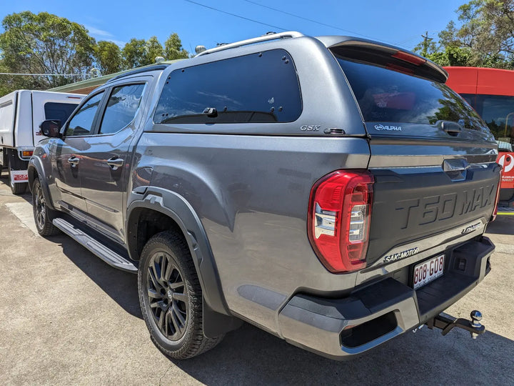 Alpha GSX Canopy - Lift Up Windows with Remote Locking to suit LDV T60+ Short Tub