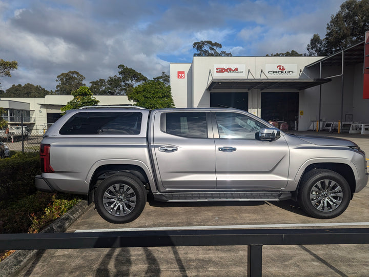 Alpha GSX Canopy - Lift Up Windows with Remote Locking to suit Mitsubishi Triton 24+(Dual Cab)