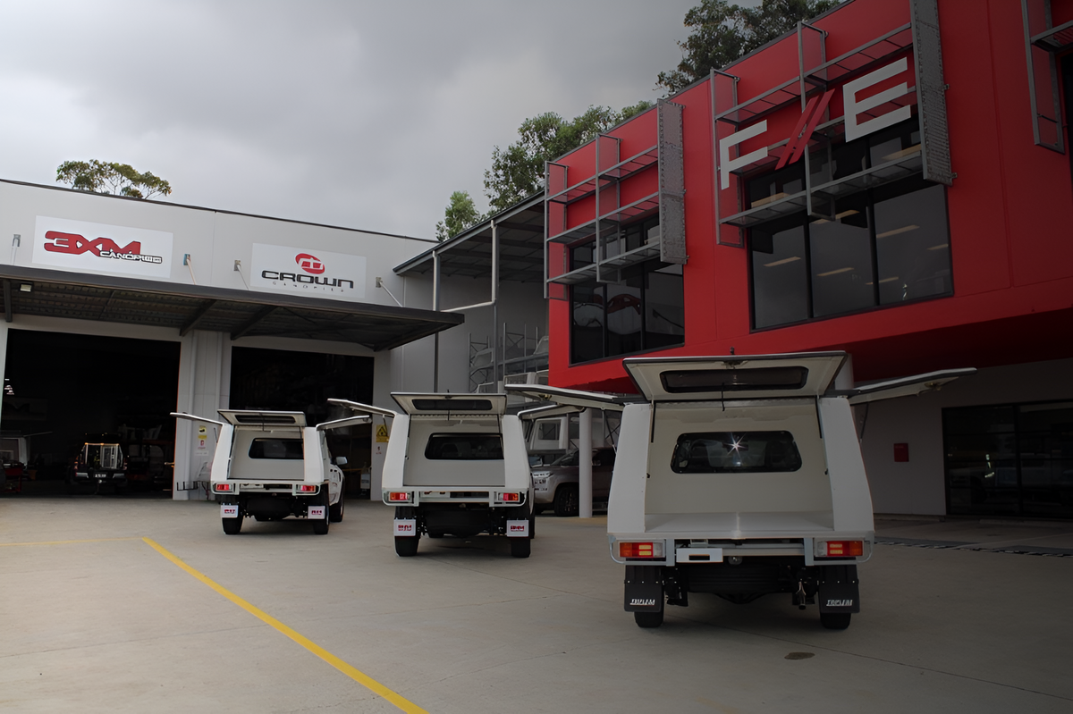 3XM Trayback canopies at the Deception Bay fitment centre
