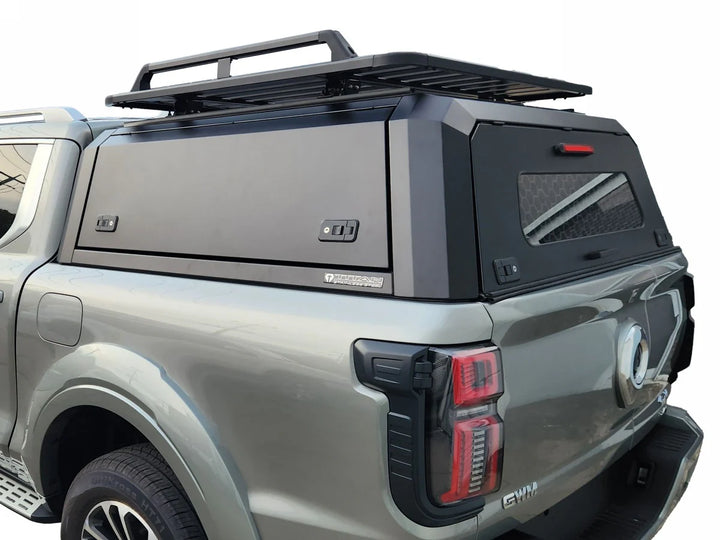 Titan Canopy - Stainless Steel - Lift Up Windows to suit GWM ALPHA24+(Dual Cab)