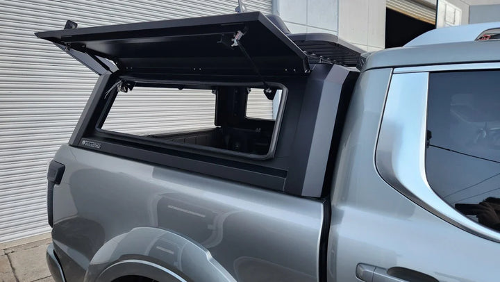 Titan Canopy - Stainless Steel - Lift Up Windows to suit GWM ALPHA24+(Dual Cab)