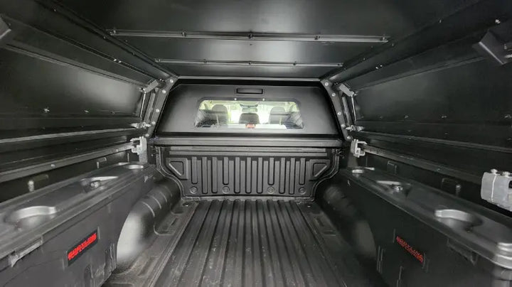 Titan Canopy - Stainless Steel - Lift Up Windows to suit SsangYong Musso SWB 18+(Dual Cab)