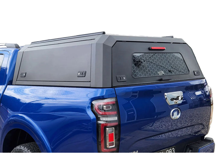 Titan Canopy - Stainless Steel - Lift Up Windows to suit GWM Cannon 21+(Dual Cab)