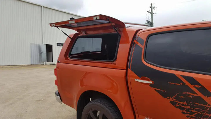 Alpha CMX-W canopy with Lift Up glass doors to suit Holden Colorado 12-20(Dual Cab)
