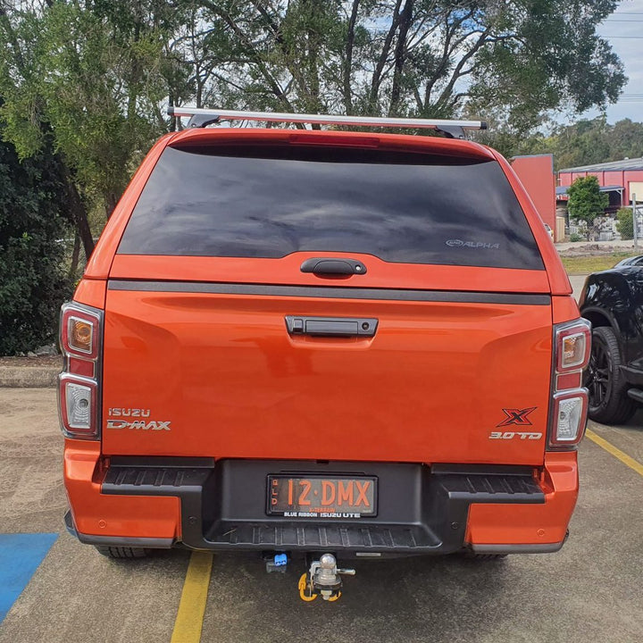 Alpha CMX Canopy with Solid Lift Up side doors to suit Isuzu D-Max 24+(Dual Cab)