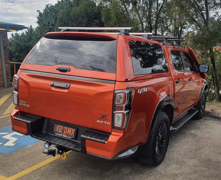 Alpha CMX Canopy with Solid Lift Up side doors to suit Isuzu D-Max 24+(Dual Cab)