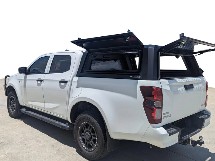 Titan Canopy - Stainless Steel - Lift Up Windows to suit Isuzu D-Max 20-23(Dual Cab)