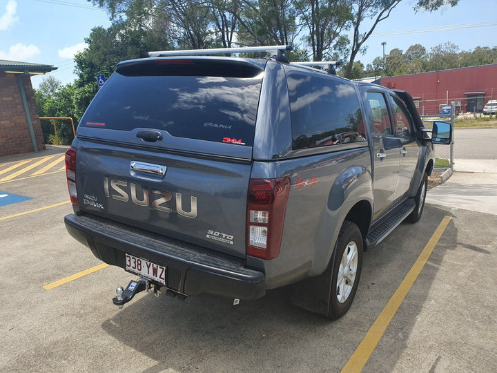 Alpha CMX-W Canopy With Lift Up Glass Doors to suit Isuzu D-Max 12-19(Dual Cab)