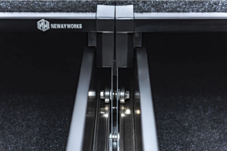 Heavy Duty Twin Drawer system with Fridge slide - with wing kit