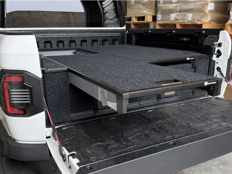Heavy Duty Twin Drawer system with Fridge slide - with wing kit