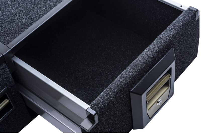 Heavy Duty Twin Drawer system with Fridge slide - with wing kit