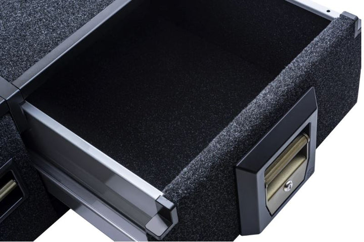Heavy Duty Twin Drawer system with Fridge slide - with wing kit