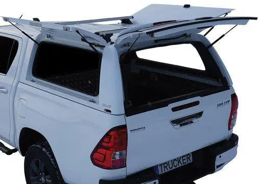 Alpha CMX Canopy with Solid Lift Up doors to suit Toyota Hilux SR5 15+A Deck Slab Side(Dual Cab)