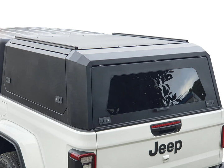 Titan Canopy - Stainless Steel - Lift Up Windows to suit Jeep Gladiator 20+(Dual Cab)