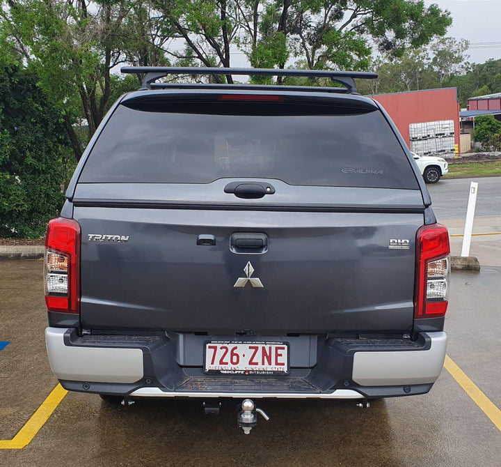 Alpha CMX Canopy with Solid Lift Up side doors to suit Mitsubishi Triton 15-23(Dual Cab)
