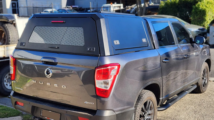 titan-canopy-stainless-steel-lift-up-windows-to-suit-ssangyong-musso-swb-18-dual-cab