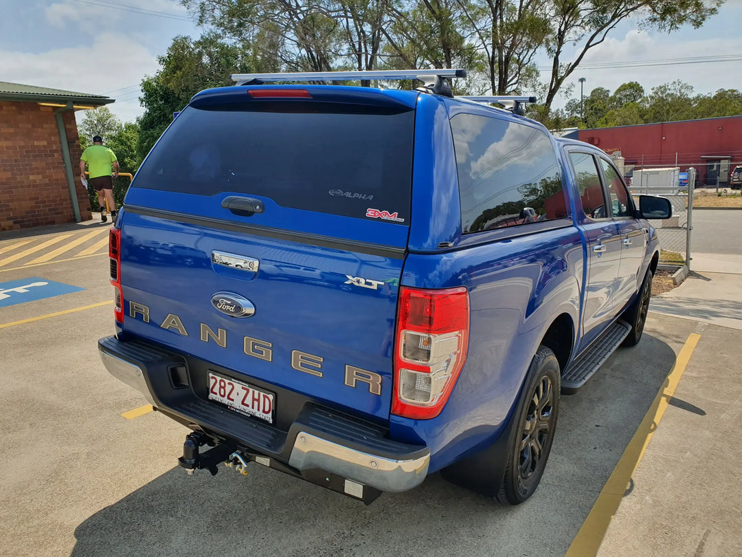 Alpha CMX-W Canopy with Lift Up Glass doors to suit Ford Ranger 11-21 (Dual Cab)