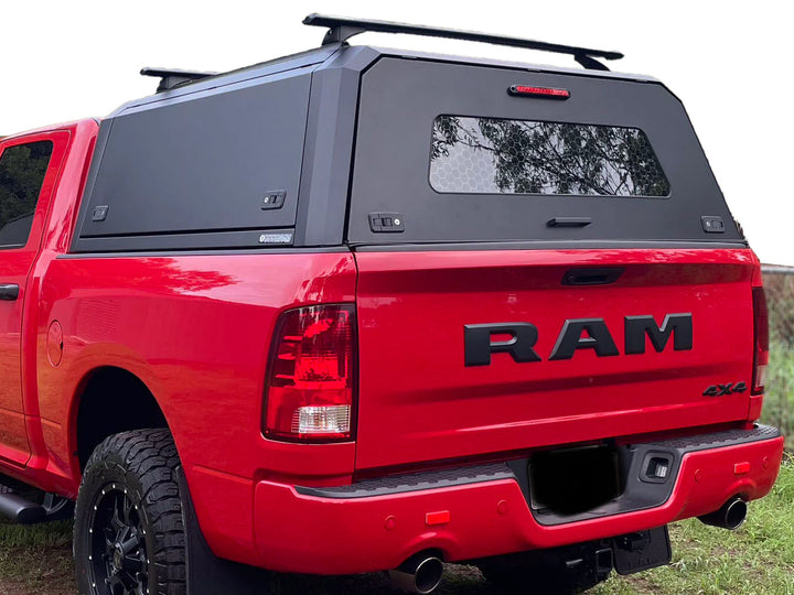 Titan Canopy - Stainless Steel - Lift Up Windows to suit Dodge Ram 1500 5"7' 19+(Dual Cab)