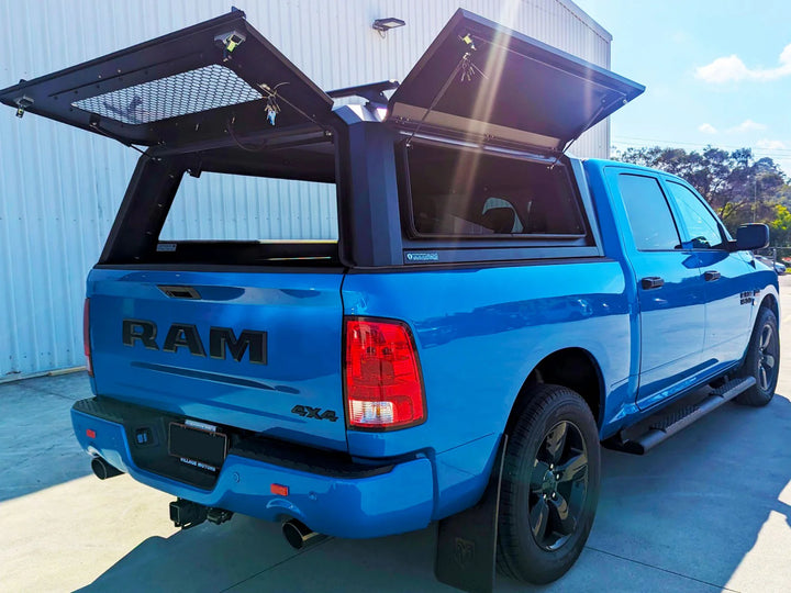 Titan Canopy - Stainless Steel - Lift Up Windows to suit Dodge Ram 1500 5"7' 19+(Dual Cab)