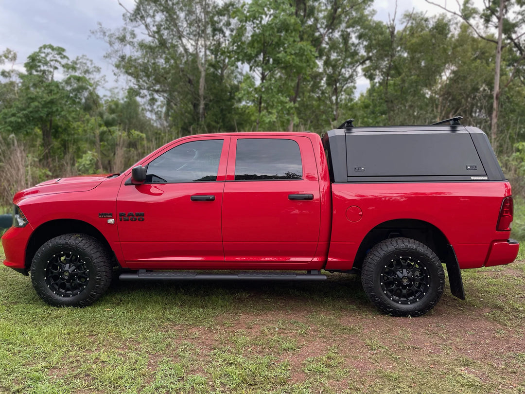 Titan Canopy - Stainless Steel - Lift Up Windows to suit Dodge Ram 1500 5"7' 19+(Dual Cab)