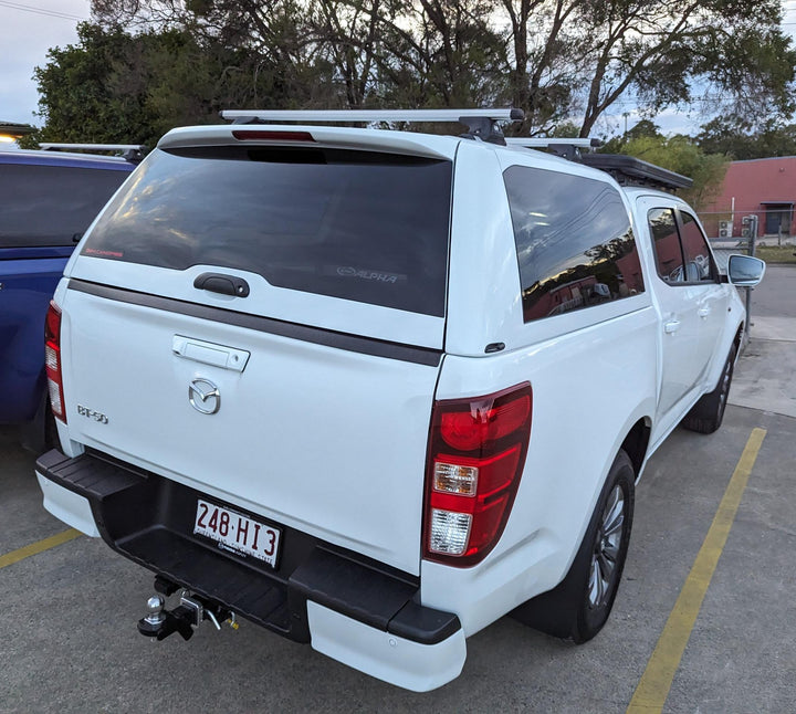 Alpha CMX Canopy with Solid Lift Up side doors to suit Mazda BT50 21+(Dual Cab)