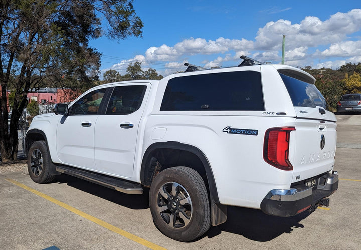 Alpha CMX Canopy with Solid Lift Up side doors to suit Volkswagen Amarok 23+(Dual Cab)
